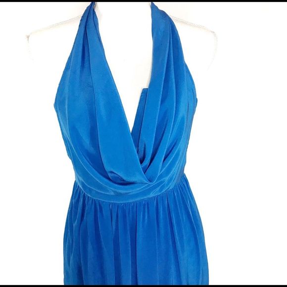 Zimmermann 100% Silk Bolt Halter Neck Long Dress - Picture 5 of 8